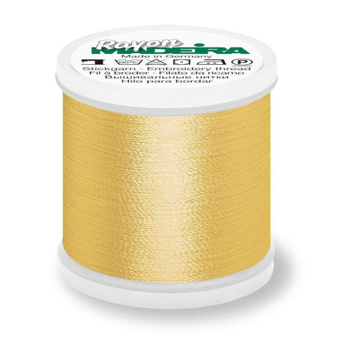 Madeira Rayon 40 machine embroidery thread 1000m spools 1159 spark gold